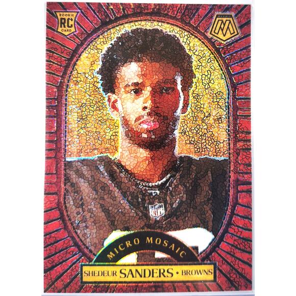 Panini 2025 Mosaic NFL Football Micro Mosaic #20 SHEDEUR SANDERS RC See Pics!